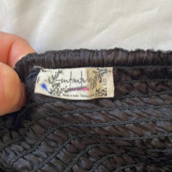 Free People Now Or Never Corset Top in Black Size L - Picture 7 of 11